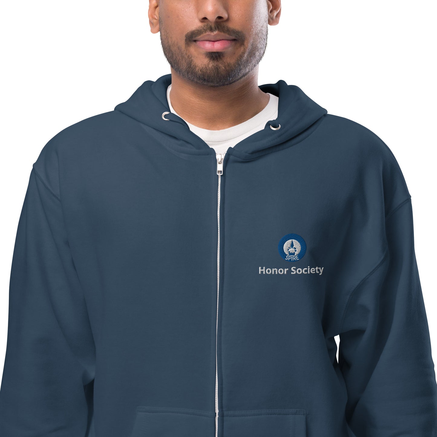 Spire Unisex fleece zip up hoodie